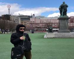 He enjoys traveling and visited Stockholm, Sweden in April 2019.